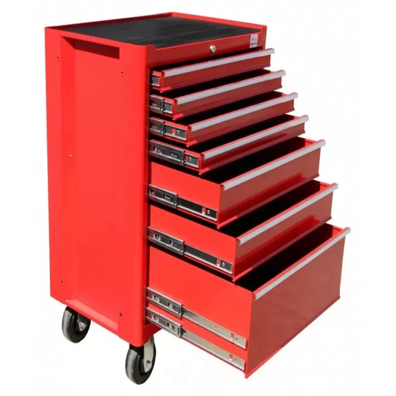 Tủ dụng cụ 7 ngăn, 217 chi tiết (màu đỏ)