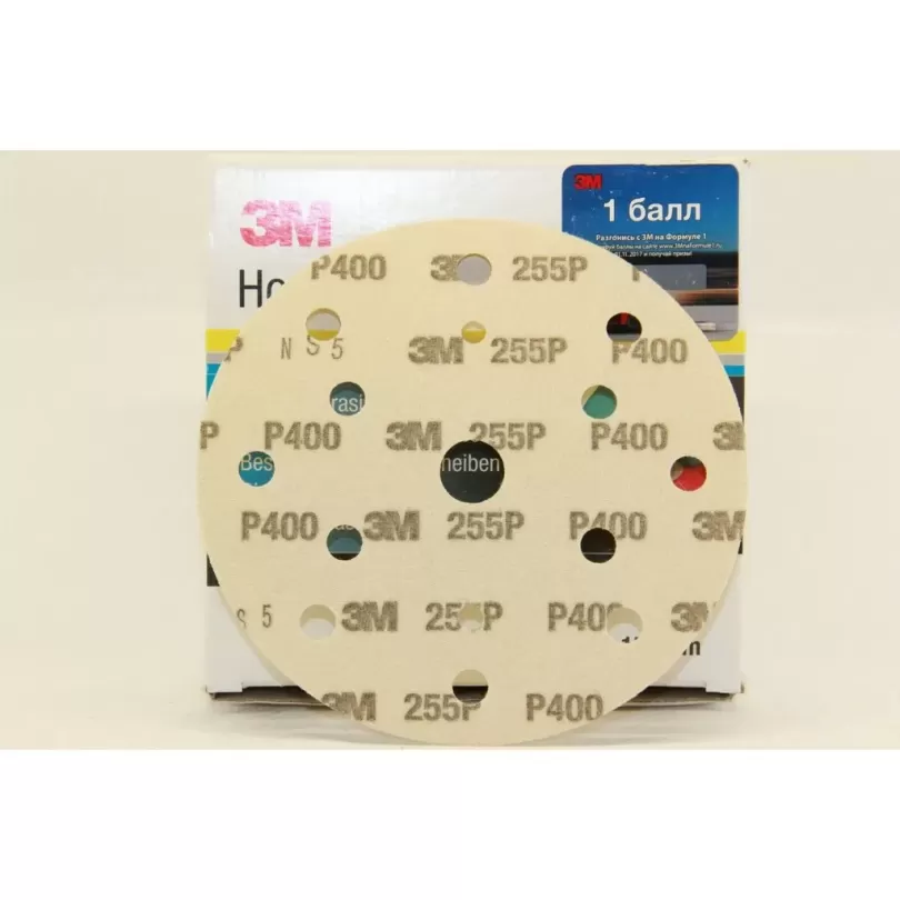 Giấy nhám vàng tròn phi 150 - P80 - 8+6+1 lỗ