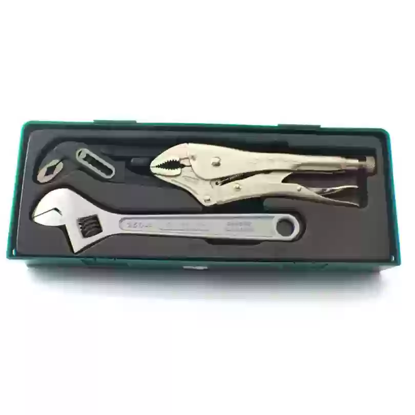 Bộ 3 kìm chết, kìm mỏ quạ và mỏ lết 10 inch