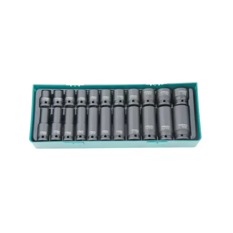 Bộ 22 khẩu cho súng vặn ốc 1/2" (khẩu ngắn và dài)